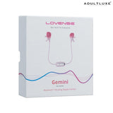 Lovense Gemini Vibrating Nipple Clamps - AdultLuxe