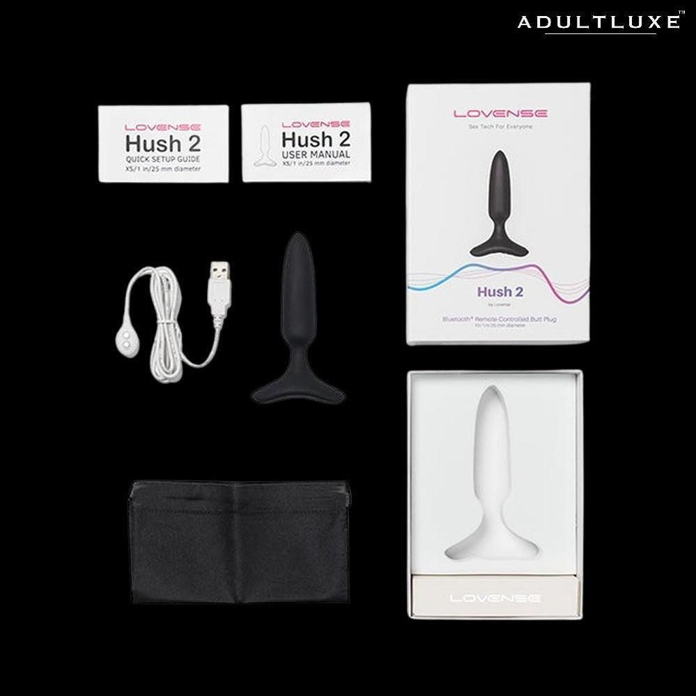 Lovense Hush 2 Butt Plug - AdultLuxe