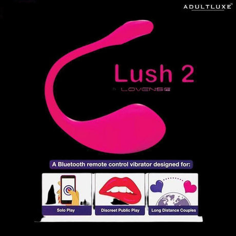 Lovense Lush 2.0 Sound Activated Vibrator - AdultLuxe