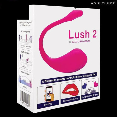 Lovense Lush 2.0 Sound Activated Vibrator - AdultLuxe