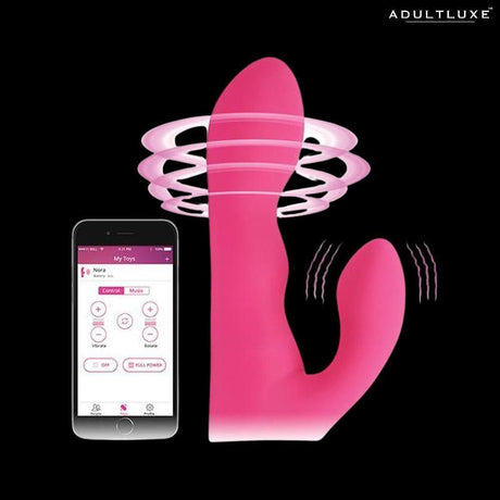 Lovense Nora Rotating Head Rabbit Vibrator - AdultLuxe