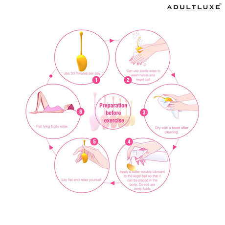 Mango Tropical 6pc Weighted Kegels by Honey Playbox - AdultLuxe