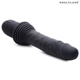 Master Series 10x Silicone Vibrating Thrusting Dildo - AdultLuxe