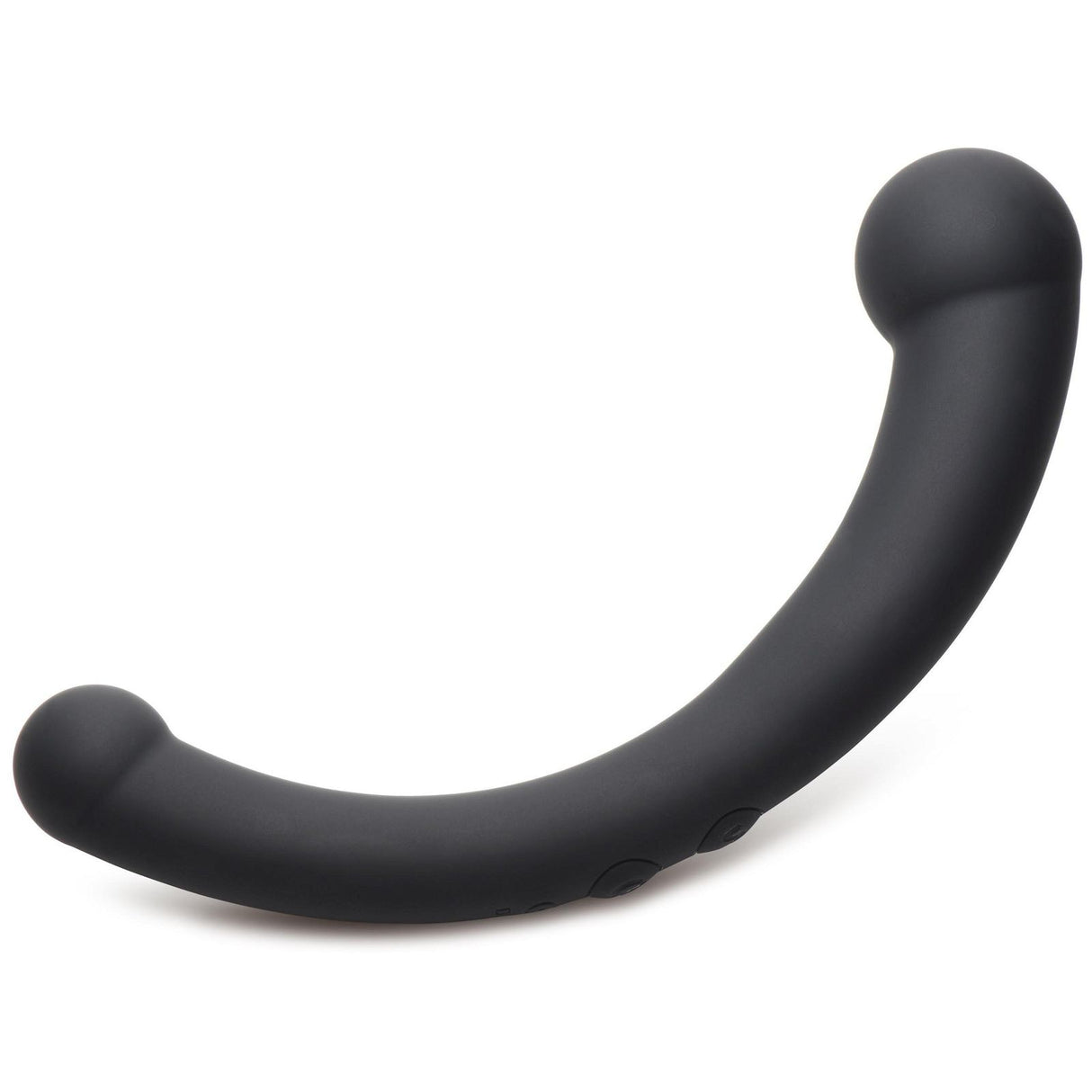 Master Series 10x Vibrating Silicone Dual-ended Dildo - AdultLuxe