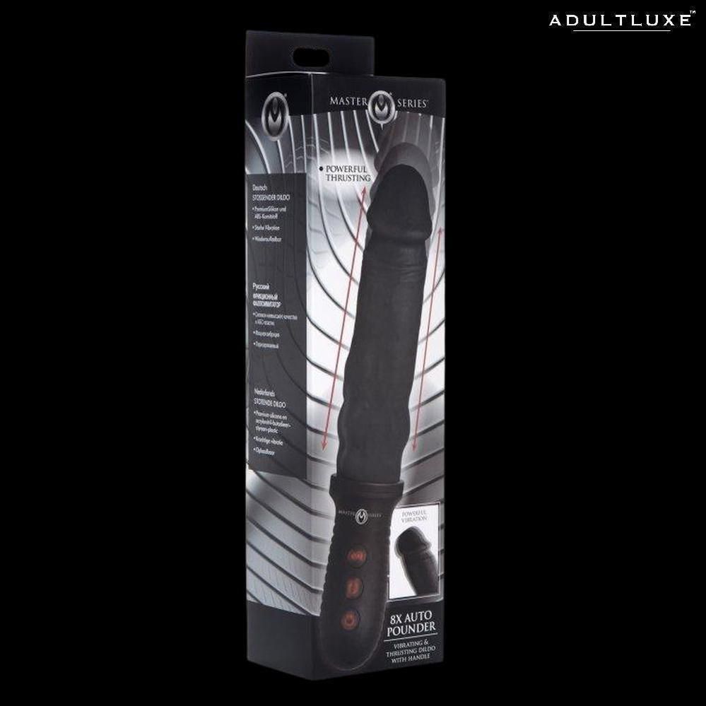 Master Series 8X Auto Pounder Dildo - AdultLuxe