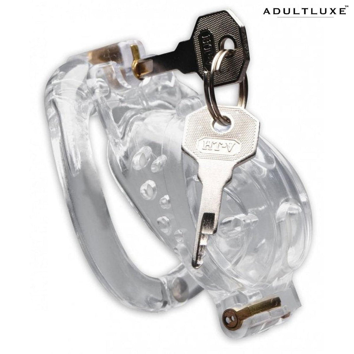 Master Series Custome Lockdown Chastity Cage - AdultLuxe