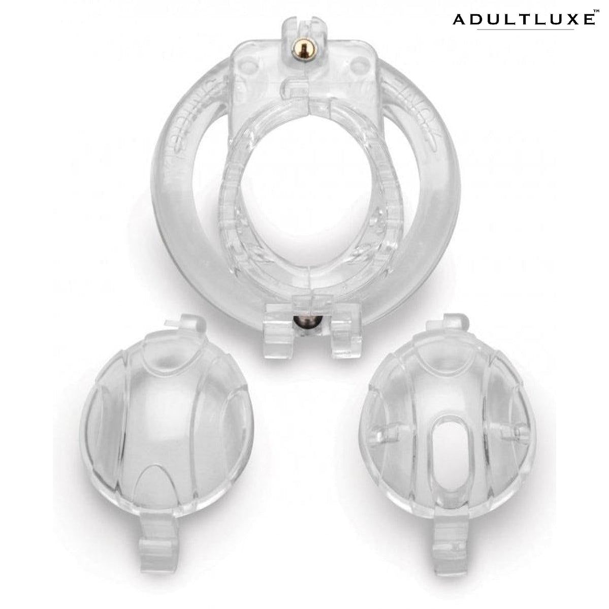 Master Series Custome Lockdown Chastity Cage - AdultLuxe