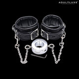 Master Series Hells Tether Balls Strecher and Cuffs - AdultLuxe