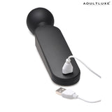 Master Series Thunder Silicone Heating Wand Massager - AdultLuxe