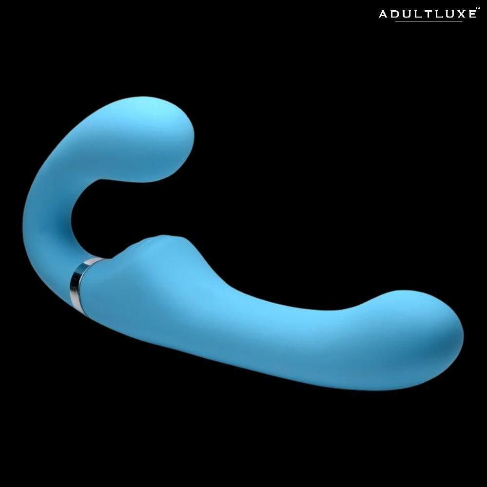 Mighty Rider Remote Control Vibrating Strapless Strap-On Vibrator - AdultLuxe