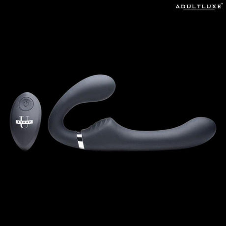 Mighty Rider Remote Control Vibrating Strapless Strap-On Vibrator - AdultLuxe