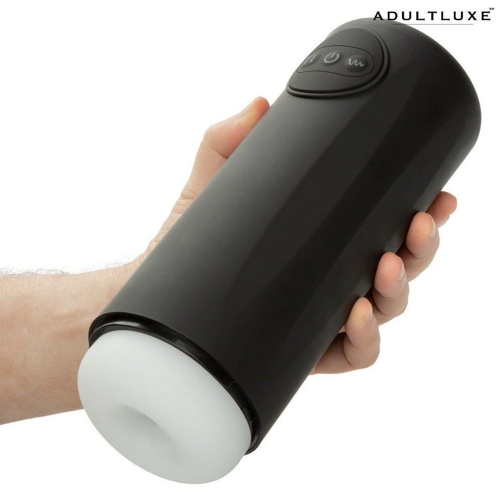 Optimum Power Vibrating & Thrusting Stroker-Next Level Stroking Power - AdultLuxe