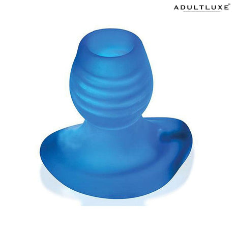 Oxballs Glowhole 2 Hollow Buttplug with LED Insert - AdultLuxe