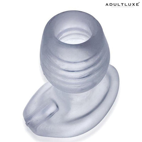 Oxballs Glowhole 2 Hollow Buttplug with LED Insert - AdultLuxe