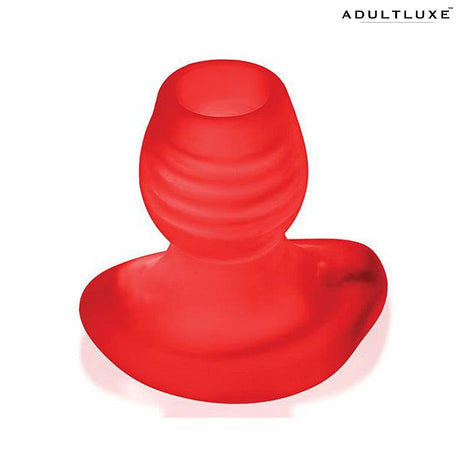 Oxballs Glowhole 2 Hollow Buttplug with LED Insert - AdultLuxe