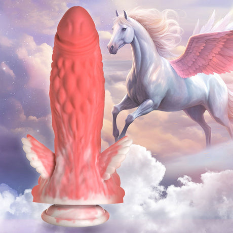 Pegasus Pecker Winged Silicone Dildo - AdultLuxe
