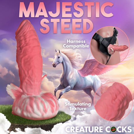 Pegasus Pecker Winged Silicone Dildo - AdultLuxe