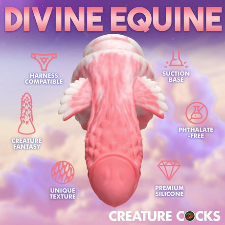 Pegasus Pecker Winged Silicone Dildo - AdultLuxe