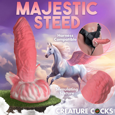 Pegasus Pecker Winged Silicone Dildo - AdultLuxe
