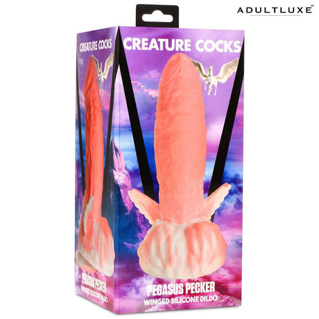 Pegasus Pecker Winged Silicone Dildo - AdultLuxe