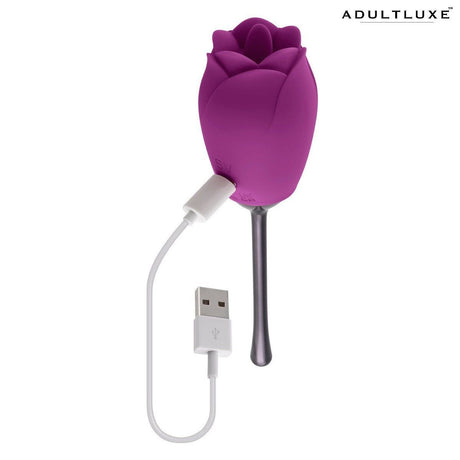 Playboy Petal Tongue and Point Vibrator - AdultLuxe