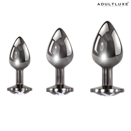 Playboy Pleasure 3 Ways Anal Butt Plugs - AdultLuxe