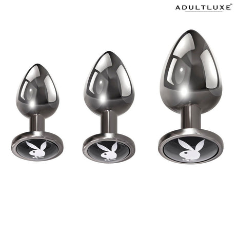 Playboy Pleasure 3 Ways Anal Butt Plugs - AdultLuxe