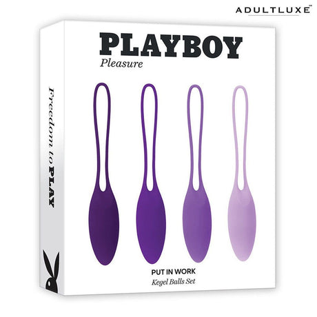 Playboy Put In Work Kegel Ball Set - AdultLuxe