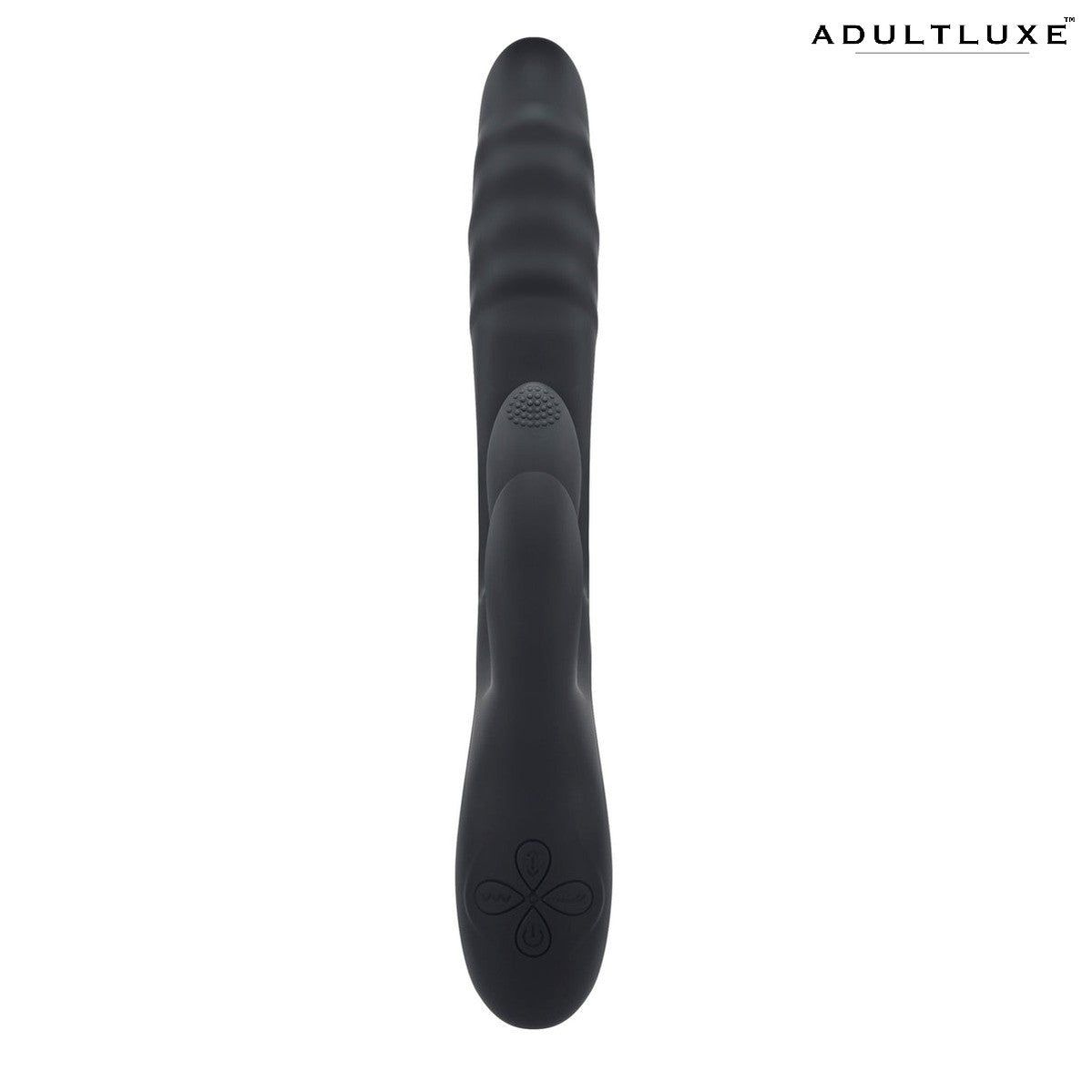 Playboy Rapid Thrusting & Flapping 3 in 1 Rabbit Vibrator - AdultLuxe