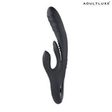 Playboy Rapid Thrusting & Flapping 3 in 1 Rabbit Vibrator - AdultLuxe