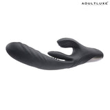 Playboy Rapid Thrusting & Flapping 3 in 1 Rabbit Vibrator - AdultLuxe