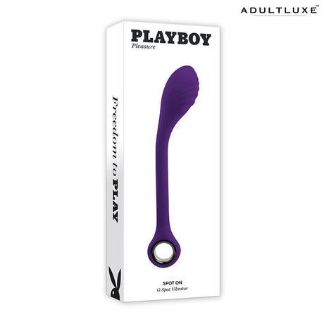 Playboy Spot On G-Spot Ultra Slim Posable Vibrator - AdultLuxe