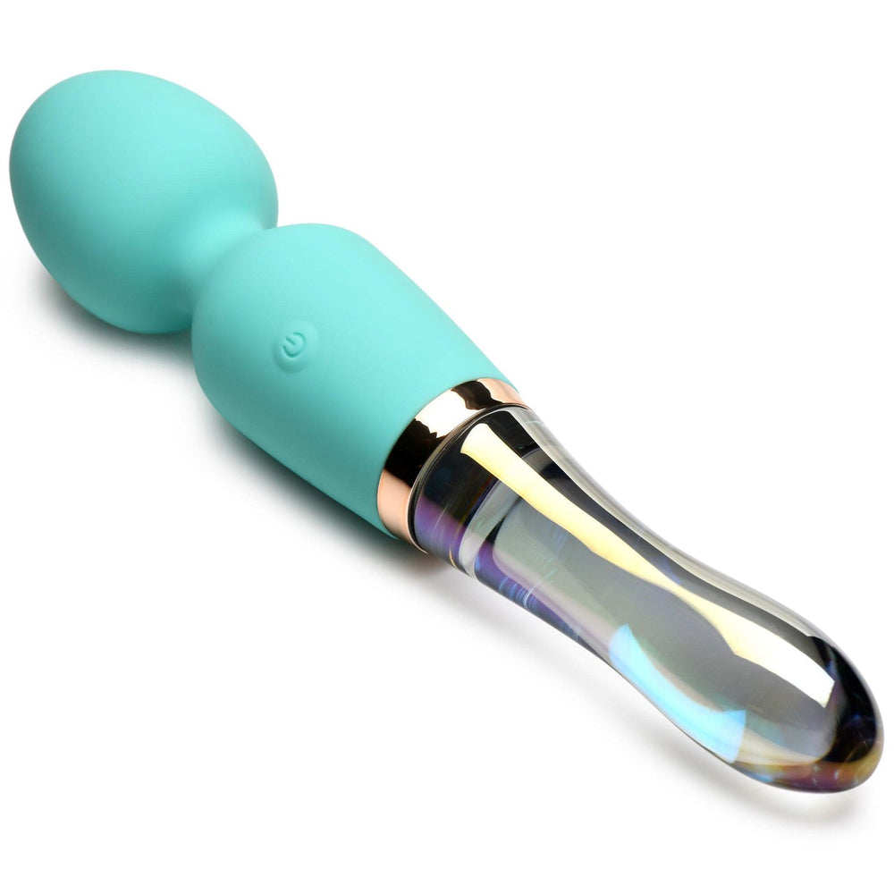 Prisms 10x Dual Ended Silicone & Glass Wand - AdultLuxe