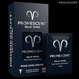 Promescent Delay Wipes 15 Pack - AdultLuxe