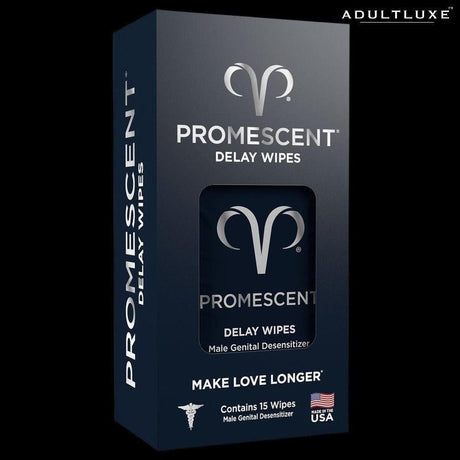 Promescent Delay Wipes 15 Pack - AdultLuxe