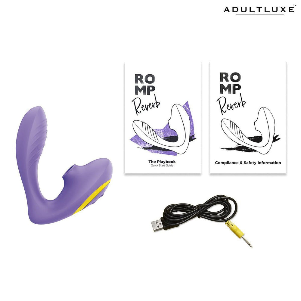 ROMP Reverb G-Spot & Clitoral Suction Stimulator - AdultLuxe