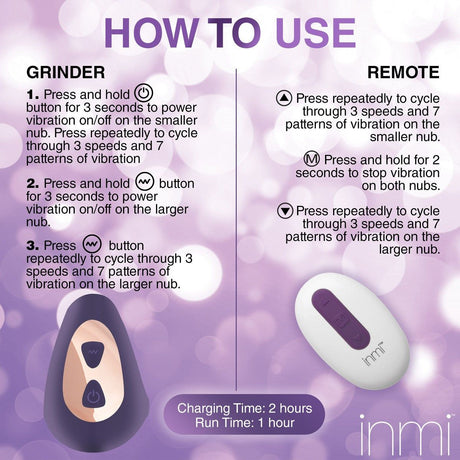 Ride N' Grind 10 X Vibrating Silicone Sex Grinder - AdultLuxe