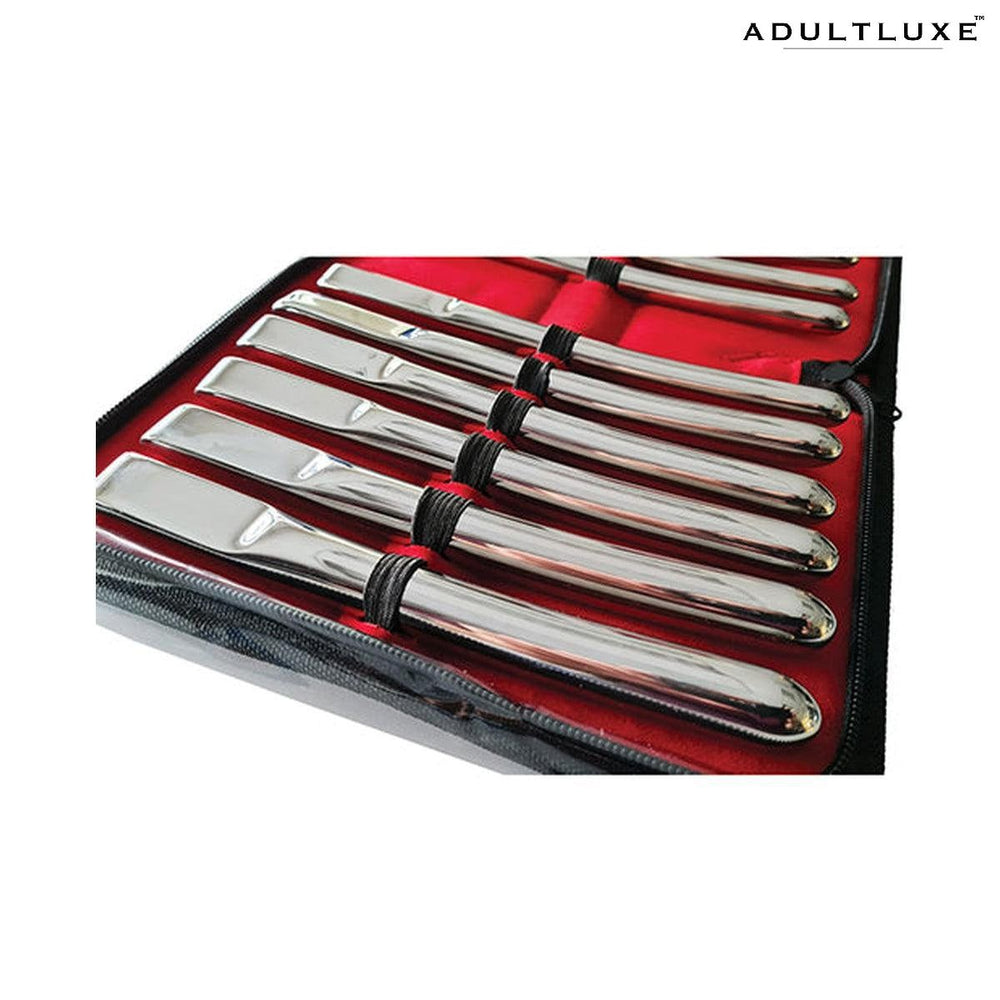 Rouge Stainless Steel Hegar Uterine Dilators - Set Of 14 - AdultLuxe