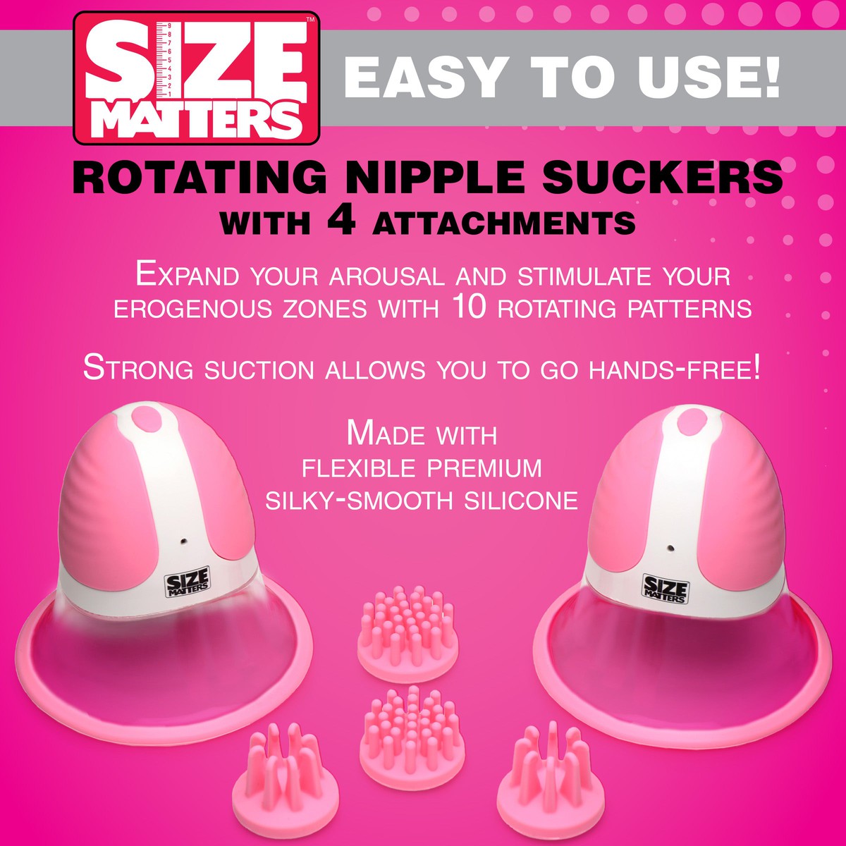 10x Rotating Nipple Suckers