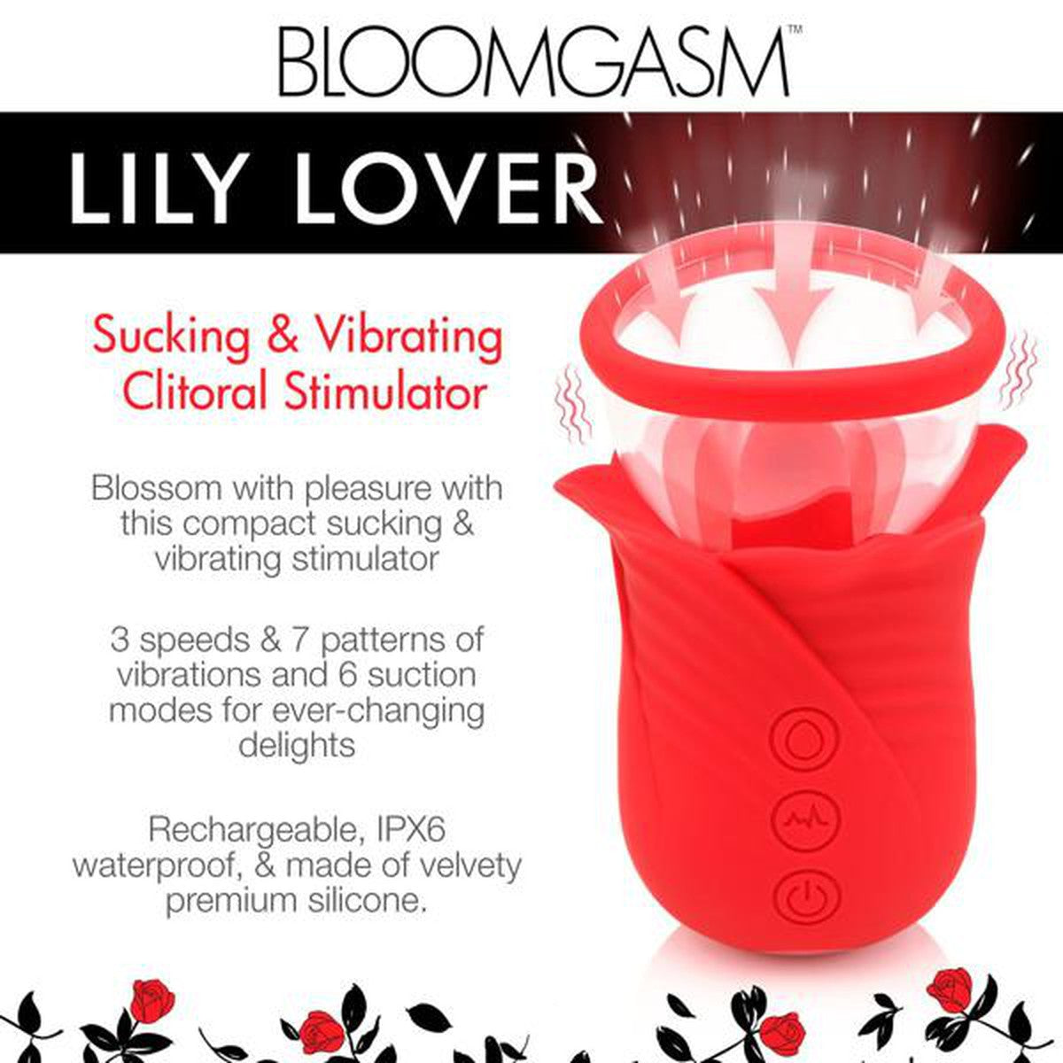 Lily Lover Sucking & Vibrating Clitoral Stimulator