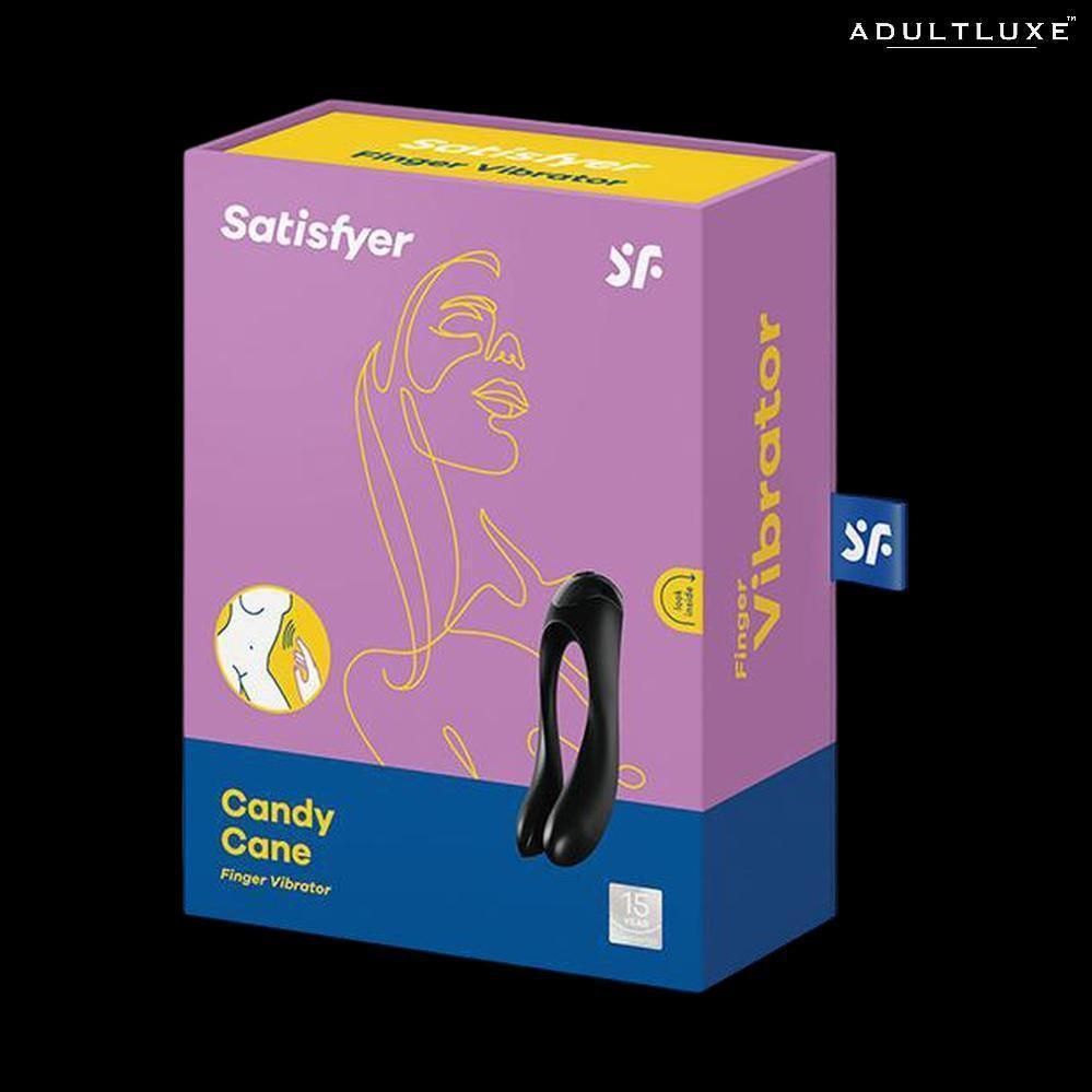 Satisfyer Candy Cane Finger Vibrator - AdultLuxe