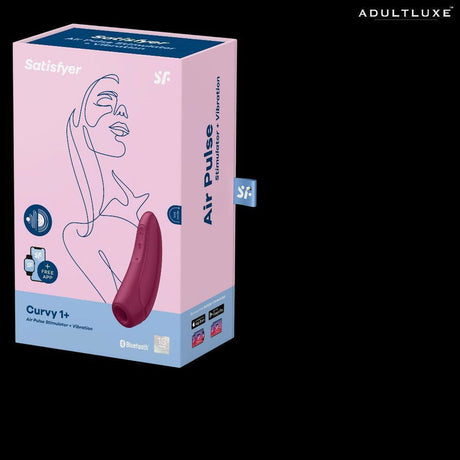 Satisfyer Curvy 1+ Remote Control Vibrator With App - AdultLuxe