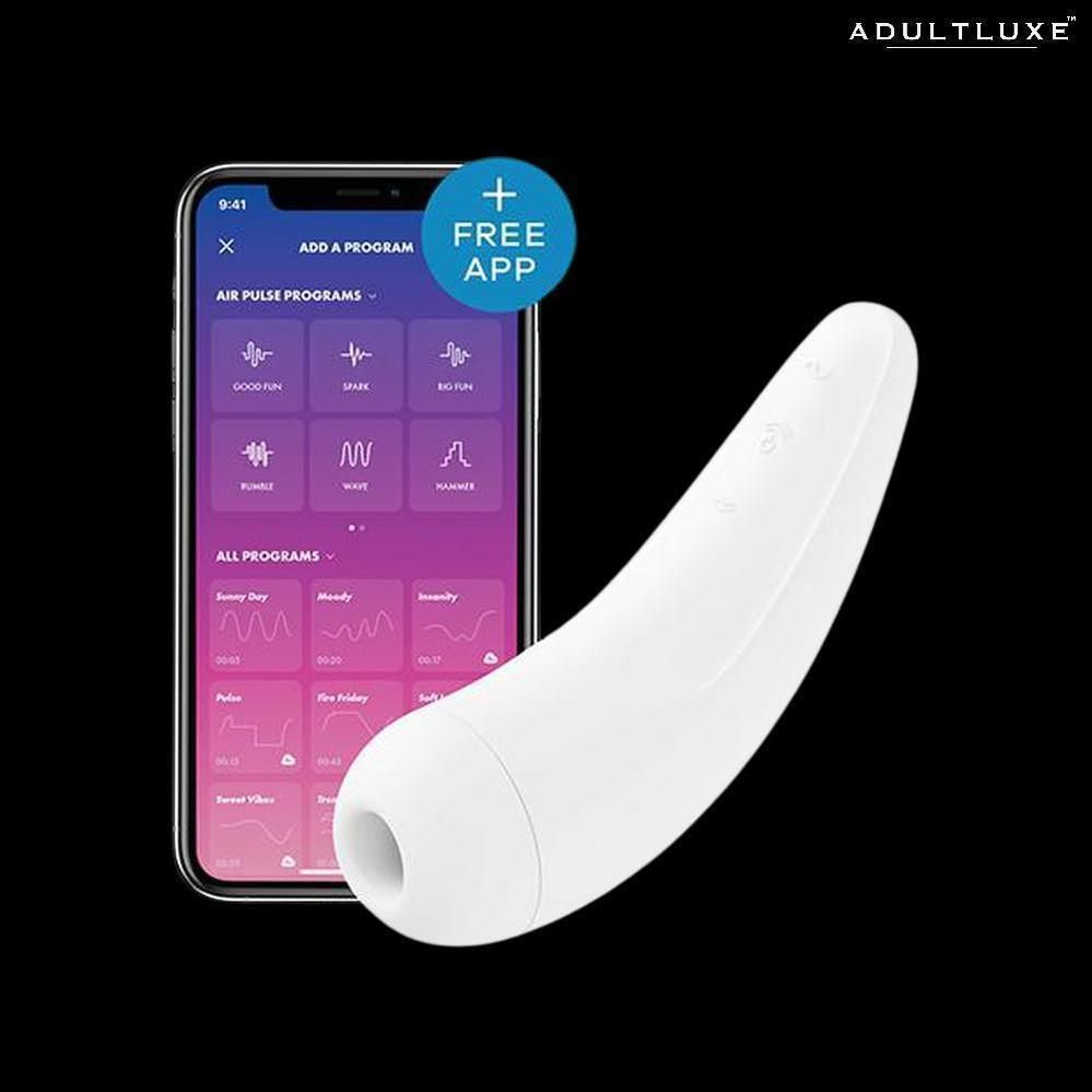 Satisfyer Curvy 2+ Remote Control Vibrator With App - AdultLuxe