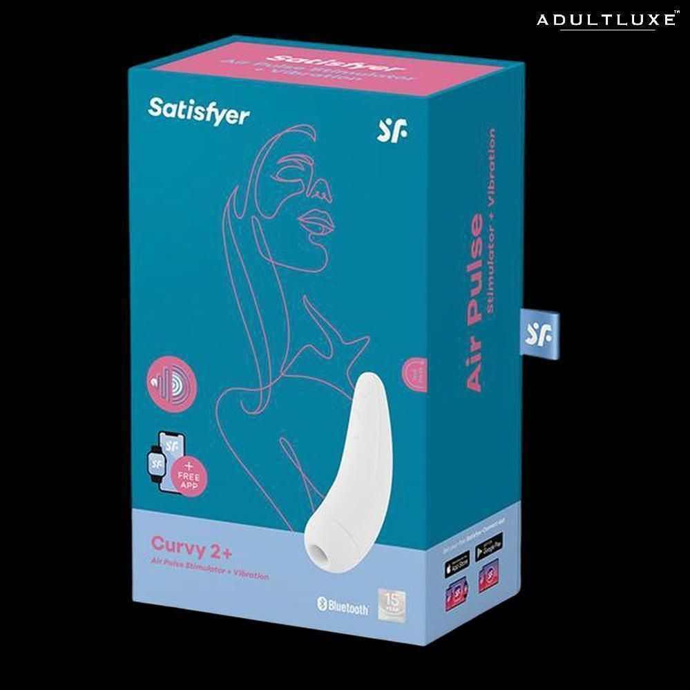 Satisfyer Curvy 2+ Remote Control Vibrator With App - AdultLuxe