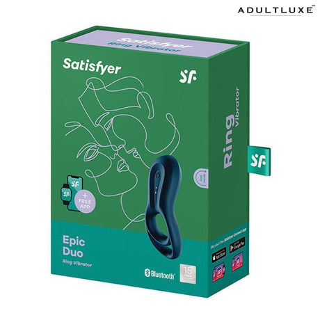 Satisfyer Epic Duo Ring Vibrator - AdultLuxe