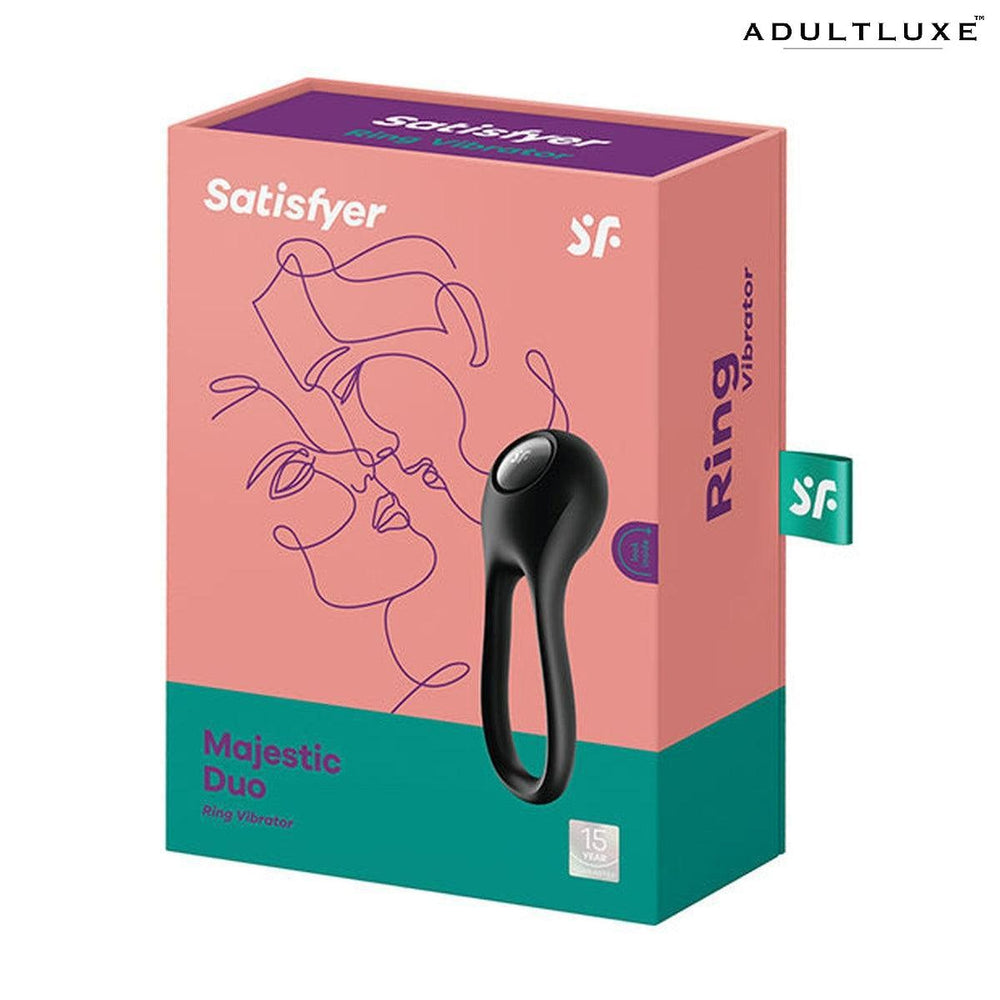 Satisfyer Majestic Duo Ring Vibrator - AdultLuxe