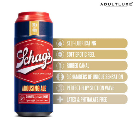 Schags Arousing Ale Frosted Stroker - AdultLuxe