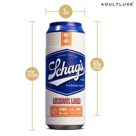 Schags Luscious Lager Frosted Stroker - AdultLuxe