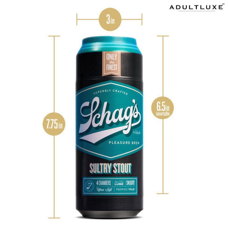 Schags Sultry Stout Frosted Stroker - AdultLuxe