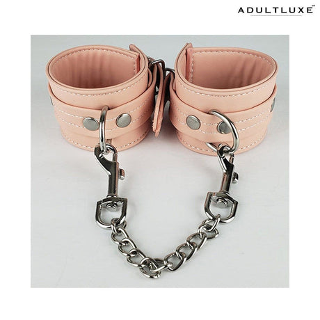 Spartacus Organsilicone Pu Cuff Wrist Restraints - AdultLuxe